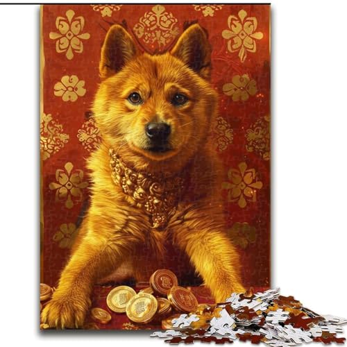 Puzzle für Erwachsene, 1000 Teile, abstraktes Shiba Inu-Puzzle, 26x38cm, für Feiertage, Geburtstage und Spieleabende mit der Familie Puzzle für Erwachsene, 1000 Teile, abstraktes Shiba Inu-Puzzle, 26x38cm, für Feiertage, Geburtstage und Spieleabende mit der Familie von ZKYUBEK