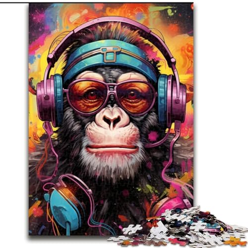 Puzzle für Erwachsene, 1000 Teile, bunter AFFE, unmögliches Puzzle für Erwachsene, Größe 26x38cm, DIY-Kunstdekor Puzzle für Erwachsene, 1000 Teile, bunter AFFE, unmögliches Puzzle für Erwachsene, Größe 26x38cm, DIY-Kunstdekor von ZKYUBEK