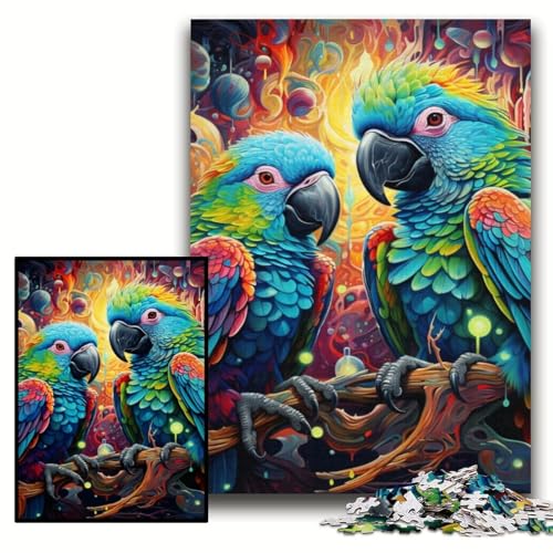 Puzzle für Erwachsene, 1000 Teile, bunter Papagei, Holzpuzzle für Erwachsene, 50x75cm, interaktives Familienspiel, Denksportaufgabe, Lernspielzeug Puzzle für Erwachsene, 1000 Teile, bunter Papagei, Holzpuzzle für Erwachsene, 50x75cm, interaktives Familienspiel, Denksportaufgabe, Lernspielzeug von ZKYUBEK