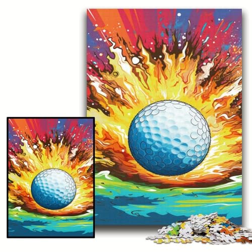 Puzzle für Erwachsene, 1000 Teile, buntes Golf, schwierige Puzzles für Erwachsene, 50x75cm, Spaß für Zuhause, Geburtstagsgeschenk, Reisegeschenk Puzzle für Erwachsene, 1000 Teile, buntes Golf, schwierige Puzzles für Erwachsene, 50x75cm, Spaß für Zuhause, Geburtstagsgeschenk, Reisegeschenk von ZKYUBEK