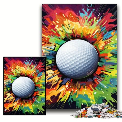 Puzzle für Erwachsene, 1000 Teile, buntes Golf-Unmögliches Puzzle für Erwachsene, 50x75cm, pädagogisches Denkspiel, künstlerische Heim- und Bürodekoration, ab 14 Jahren Puzzle für Erwachsene, 1000 Teile, buntes Golf-Unmögliches Puzzle für Erwachsene, 50x75cm, pädagogisches Denkspiel, künstlerische Heim- und Bürodekoration, ab 14 Jahren von ZKYUBEK