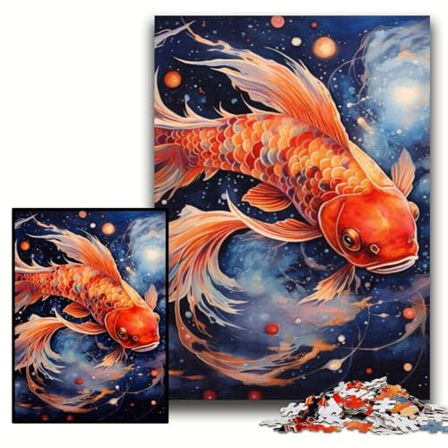 Puzzle für Erwachsene, 1000 Teile, farbenfrohe Art-Koi-Puzzles für Erwachsene, 50x75cm, Eltern, Partner, Freunde – ab 14 Jahren Puzzle für Erwachsene, 1000 Teile, farbenfrohe Art-Koi-Puzzles für Erwachsene, 50x75cm, Eltern, Partner, Freunde – ab 14 Jahren von ZKYUBEK