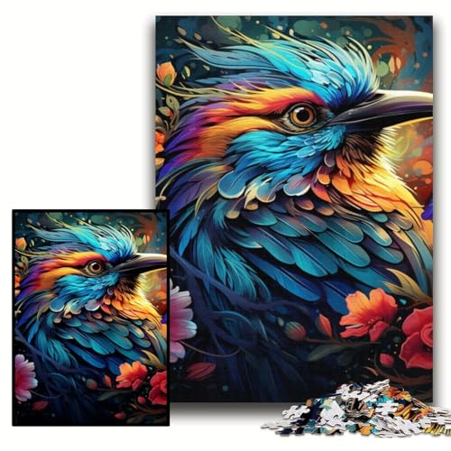 Puzzle für Erwachsene, 1000 Teile, farbenfrohe Kunst-Vogel-Puzzles für Erwachsene, 50x75cm, Denkspiel für Teenager und Familieninteraktion Puzzle für Erwachsene, 1000 Teile, farbenfrohe Kunst-Vogel-Puzzles für Erwachsene, 50x75cm, Denkspiel für Teenager und Familieninteraktion von ZKYUBEK