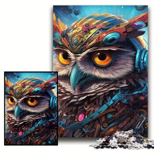 Puzzle für Erwachsene, 1000 Teile, farbenfrohes Eulen-Kunstpuzzle für Erwachsene, 50x75cm, Eltern, Partner, Freunde – ab 14 Jahren Puzzle für Erwachsene, 1000 Teile, farbenfrohes Eulen-Kunstpuzzle für Erwachsene, 50x75cm, Eltern, Partner, Freunde – ab 14 Jahren von ZKYUBEK