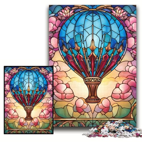 Puzzle für Erwachsene, 1000 Teile, farbenfrohes Heißluftballon-Kunst-Puzzle aus Karton für Erwachsene, 26x38cm, interaktives Familienspiel, Denksportaufgabe, Lernspielzeug Puzzle für Erwachsene, 1000 Teile, farbenfrohes Heißluftballon-Kunst-Puzzle aus Karton für Erwachsene, 26x38cm, interaktives Familienspiel, Denksportaufgabe, Lernspielzeug von ZKYUBEK