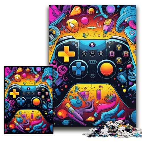 Puzzle für Erwachsene, 1000 Teile, farbenfrohes Spiel, Puzzle für Erwachsene, 26x38cm, Denksportaufgabe und Heimdekoration Puzzle für Erwachsene, 1000 Teile, farbenfrohes Spiel, Puzzle für Erwachsene, 26x38cm, Denksportaufgabe und Heimdekoration von ZKYUBEK
