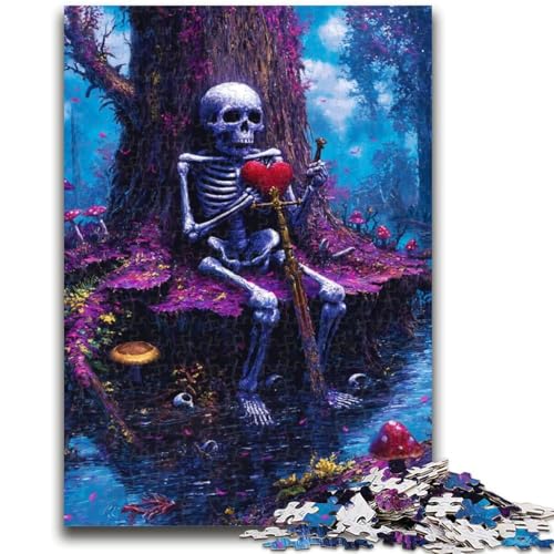 Puzzle für Erwachsene, 1000 Teile, geheimnisvoller Totenkopf, anspruchsvolle Familienaktivitätsspiele, DIY-Spielzeug für Heimwanddekorationsgeschenke, 26x38cm Puzzle für Erwachsene, 1000 Teile, geheimnisvoller Totenkopf, anspruchsvolle Familienaktivitätsspiele, DIY-Spielzeug für Heimwanddekorationsgeschenke, 26x38cm von ZKYUBEK