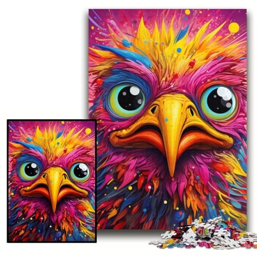 Puzzle für Erwachsene, 1000 Teile, gelber Vogel, Kartonpuzzle, 26x38cm, Eltern, Partner, Freunde – ab 14 Jahren Puzzle für Erwachsene, 1000 Teile, gelber Vogel, Kartonpuzzle, 26x38cm, Eltern, Partner, Freunde – ab 14 Jahren von ZKYUBEK