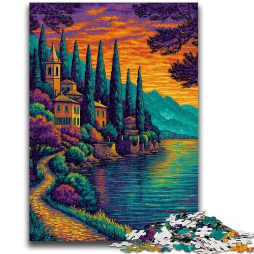 Puzzle für Erwachsene, 1000 Teile, italienisches Stadtbild, geeignet für Kinder ab 14 Jahren, anspruchsvolles Spiel, tolles Geschenk zum Spielen, 50x75cm Puzzle für Erwachsene, 1000 Teile, italienisches Stadtbild, geeignet für Kinder ab 14 Jahren, anspruchsvolles Spiel, tolles Geschenk zum Spielen, 50x75cm von ZKYUBEK