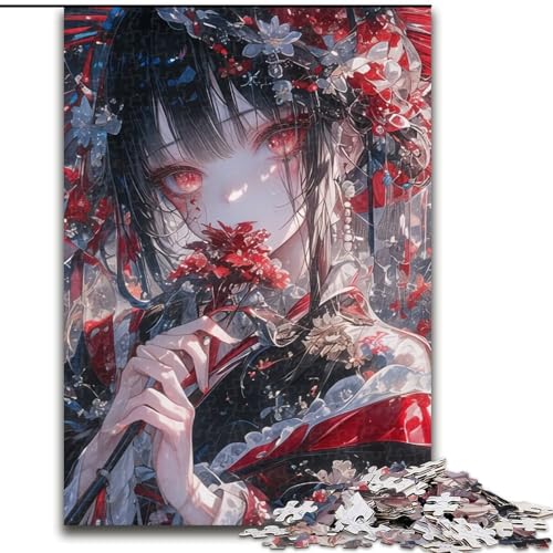 Puzzle für Erwachsene, 1000 Teile, japanische Anime-Mädchen, Puzzles für Erwachsene, 50x75cm, ideal für Familienspaß, Entspannung Puzzle für Erwachsene, 1000 Teile, japanische Anime-Mädchen, Puzzles für Erwachsene, 50x75cm, ideal für Familienspaß, Entspannung von ZKYUBEK
