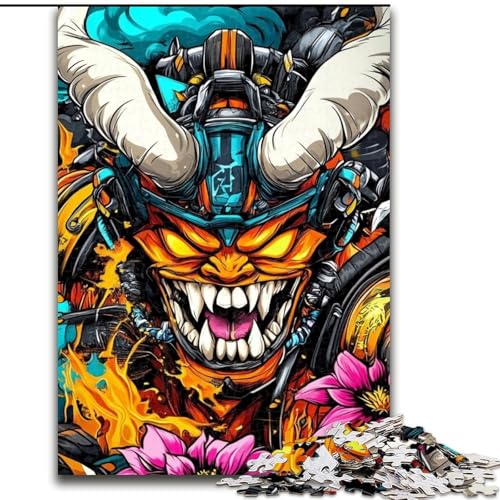 Puzzle für Erwachsene, 1000 Teile, japanischer Ninja, schwierige Puzzles für Erwachsene für Jugendliche, Lernspiele, Geschenke, 50x75cm Puzzle für Erwachsene, 1000 Teile, japanischer Ninja, schwierige Puzzles für Erwachsene für Jugendliche, Lernspiele, Geschenke, 50x75cm von ZKYUBEK