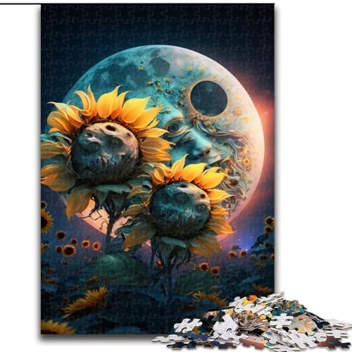 Puzzle für Erwachsene, 1000 Teile, kosmische Sonnenblumen-Puzzles, Größe 26x38cm, Denksportaufgabe, Spiel für Erwachsene, interaktive Familienaktivität Puzzle für Erwachsene, 1000 Teile, kosmische Sonnenblumen-Puzzles, Größe 26x38cm, Denksportaufgabe, Spiel für Erwachsene, interaktive Familienaktivität von ZKYUBEK