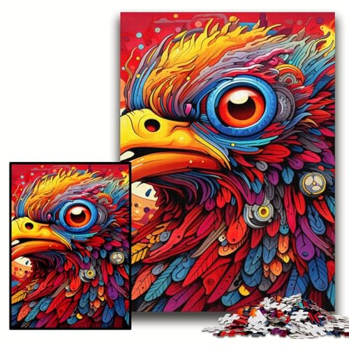 Puzzle für Erwachsene, 1000 Teile, psychedelische Vögel, Puzzle für Erwachsene, 50x75cm, Eltern, Partner, Freunde – ab 14 Jahren Puzzle für Erwachsene, 1000 Teile, psychedelische Vögel, Puzzle für Erwachsene, 50x75cm, Eltern, Partner, Freunde – ab 14 Jahren von ZKYUBEK