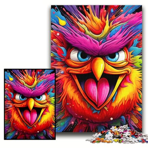 Puzzle für Erwachsene, 1000 Teile, rosa Vogel-Puzzle für Erwachsene, 26x38cm, Eltern, Partner, Freunde – ab 14 Jahren Puzzle für Erwachsene, 1000 Teile, rosa Vogel-Puzzle für Erwachsene, 26x38cm, Eltern, Partner, Freunde – ab 14 Jahren von ZKYUBEK