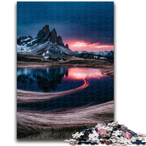 Puzzle für Erwachsene, 1000 Teile, schöne Berge und Seen, geeignet für Kinder ab 14 Jahren, Lernspiele für Zuhause, DIY-Spielzeug, Kunstwerk, Geschenk, 26x38cm Puzzle für Erwachsene, 1000 Teile, schöne Berge und Seen, geeignet für Kinder ab 14 Jahren, Lernspiele für Zuhause, DIY-Spielzeug, Kunstwerk, Geschenk, 26x38cm von ZKYUBEK
