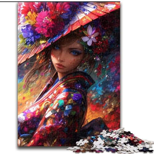 Puzzle für Erwachsene, 1000 Teile, schöne Frau, Holzpuzzle für Erwachsene, 26x38cm, Denksportaufgabe und Heimdekoration Puzzle für Erwachsene, 1000 Teile, schöne Frau, Holzpuzzle für Erwachsene, 26x38cm, Denksportaufgabe und Heimdekoration von ZKYUBEK
