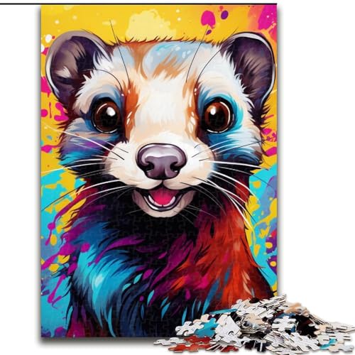 Puzzle für Erwachsene, 1000 Teile, süßes Wiesel-Puzzle für Erwachsene, Größe 50x75cm, anspruchsvolles Denkspiel – entspannendes Spielzeug für Teenager Puzzle für Erwachsene, 1000 Teile, süßes Wiesel-Puzzle für Erwachsene, Größe 50x75cm, anspruchsvolles Denkspiel – entspannendes Spielzeug für Teenager von ZKYUBEK