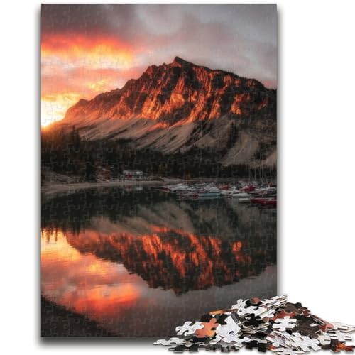 Puzzle für Erwachsene, 1000 Teile, wunderschöne Berge und Seen, Familienspiel, Stressabbau, schwierige Herausforderung, EIN Kunstwerk für Kinder ab 14 Jahren, 50x75cm Puzzle für Erwachsene, 1000 Teile, wunderschöne Berge und Seen, Familienspiel, Stressabbau, schwierige Herausforderung, EIN Kunstwerk für Kinder ab 14 Jahren, 50x75cm von ZKYUBEK