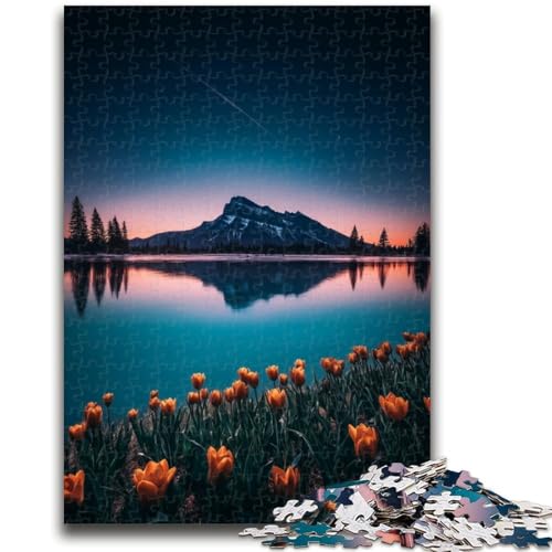 Puzzle für Erwachsene, 1000 Teile, wunderschöne Berge und Seen, Stressabbau, schwierige Herausforderung, Wichtelgeschenke für Kinder ab 14 Jahren, 50x75cm Puzzle für Erwachsene, 1000 Teile, wunderschöne Berge und Seen, Stressabbau, schwierige Herausforderung, Wichtelgeschenke für Kinder ab 14 Jahren, 50x75cm von ZKYUBEK