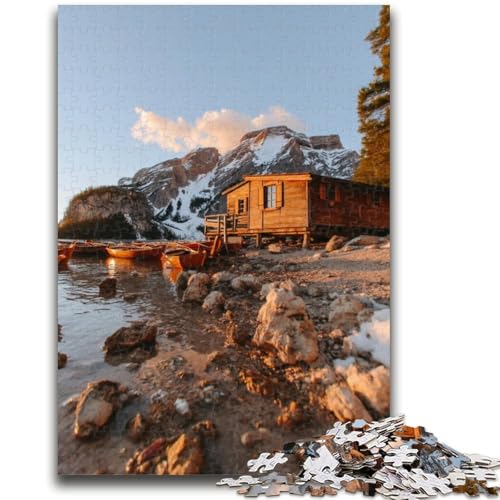 Puzzle für Erwachsene, 1000 Teile, wunderschöne Berge und Seen, zum Stressabbau, schwierige Herausforderung, einzigartige Heimdekoration und Geschenke, 26x38cm Puzzle für Erwachsene, 1000 Teile, wunderschöne Berge und Seen, zum Stressabbau, schwierige Herausforderung, einzigartige Heimdekoration und Geschenke, 26x38cm von ZKYUBEK