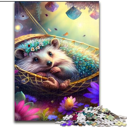Puzzle für Erwachsene, 1000 Teile, wunderschöne Igel-Puzzles aus Pappe, Größe 26x38cm, für Reiseliebhaber und Paare, anspruchsvolles Spielzeug Puzzle für Erwachsene, 1000 Teile, wunderschöne Igel-Puzzles aus Pappe, Größe 26x38cm, für Reiseliebhaber und Paare, anspruchsvolles Spielzeug von ZKYUBEK