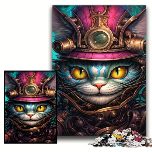 Puzzle für Erwachsene, 1000 Teile „Die Katze im Hut“, Holzpuzzle für Erwachsene, 50x75cm, interaktives Familienspiel, Denksportaufgabe, Lernspielzeug Puzzle für Erwachsene, 1000 Teile „Die Katze im Hut“, Holzpuzzle für Erwachsene, 50x75cm, interaktives Familienspiel, Denksportaufgabe, Lernspielzeug von ZKYUBEK