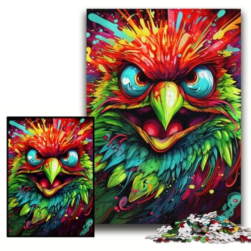 Puzzle für Erwachsene, 1000 Teile Farbvogel-Puzzle aus Pappe für Erwachsene, 26x38cm, interaktives Familienspiel, Denksportaufgabe, Lernspielzeug Puzzle für Erwachsene, 1000 Teile Farbvogel-Puzzle aus Pappe für Erwachsene, 26x38cm, interaktives Familienspiel, Denksportaufgabe, Lernspielzeug von ZKYUBEK