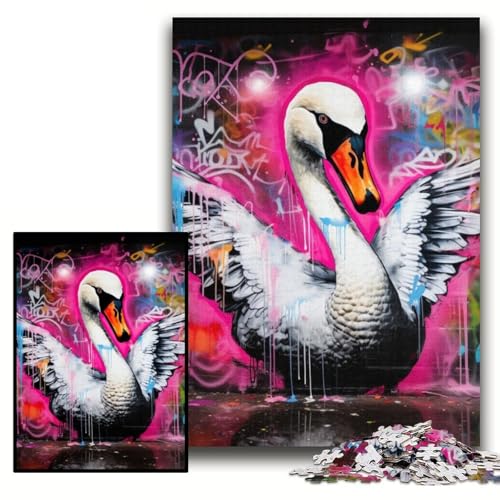 Puzzle für Erwachsene, 1000 Teile Graffiti-Malerei, Yak-Karton, Puzzle für Erwachsene, 26x38cm, interaktives Familienspiel, Denksportaufgabe, Lernspielzeug Puzzle für Erwachsene, 1000 Teile Graffiti-Malerei, Yak-Karton, Puzzle für Erwachsene, 26x38cm, interaktives Familienspiel, Denksportaufgabe, Lernspielzeug von ZKYUBEK