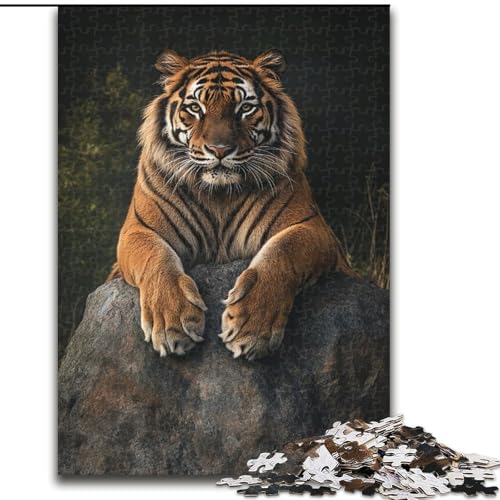 Puzzle für Erwachsene, 1000 Tiger-Puzzles aus Holz, perfekt für Teenager und Familien, 50x75cm Puzzle für Erwachsene, 1000 Tiger-Puzzles aus Holz, perfekt für Teenager und Familien, 50x75cm von ZKYUBEK