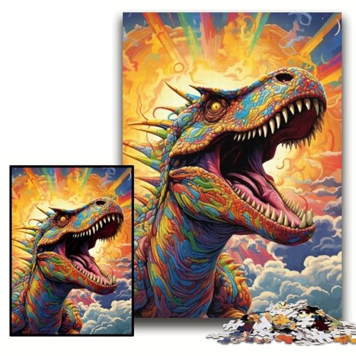 Puzzle für Erwachsene, 1000 Tyrannosaurus-Puzzles, anspruchsvolle Puzzles, 26x38cm, Lernspielzeug für Teenager, Heim- und Bürodekoration Puzzle für Erwachsene, 1000 Tyrannosaurus-Puzzles, anspruchsvolle Puzzles, 26x38cm, Lernspielzeug für Teenager, Heim- und Bürodekoration von ZKYUBEK