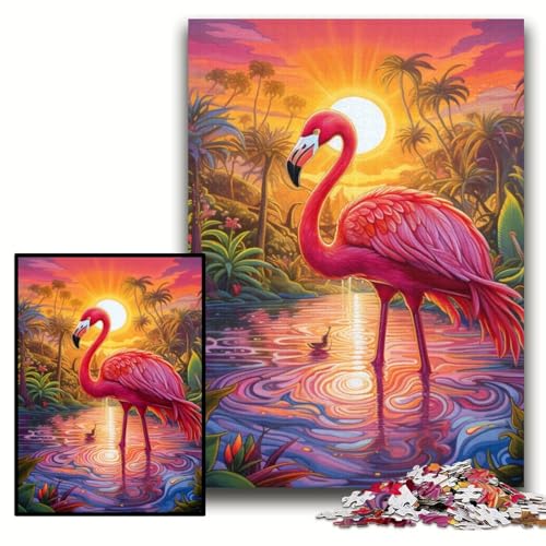 Puzzle für Erwachsene, 1000 farbenfrohe Flamingo-Kunst, anspruchsvolle Puzzles, 50x75cm, Lernspielzeug für Teenager, Heimbüro-Dekor Puzzle für Erwachsene, 1000 farbenfrohe Flamingo-Kunst, anspruchsvolle Puzzles, 50x75cm, Lernspielzeug für Teenager, Heimbüro-Dekor von ZKYUBEK