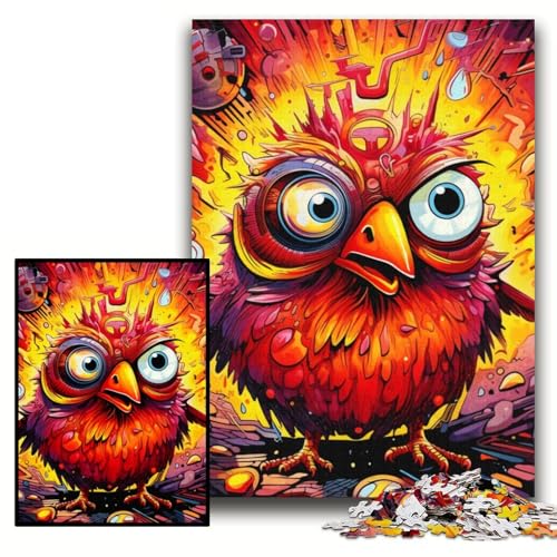 Puzzle für Erwachsene, 1000 farbige Vogel-Puzzles aus Pappe, 26x38cm, für Teenager und Familienspaß – DIY-Denkspiel als Geschenk Puzzle für Erwachsene, 1000 farbige Vogel-Puzzles aus Pappe, 26x38cm, für Teenager und Familienspaß – DIY-Denkspiel als Geschenk von ZKYUBEK