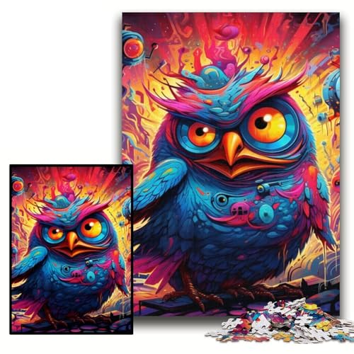 Puzzle für Erwachsene, 1000 farbige Vogel-Puzzles aus Pappe, 26x38cm, für Teenager und Familienspaß – DIY-Denkspiel als Geschenk Puzzle für Erwachsene, 1000 farbige Vogel-Puzzles aus Pappe, 26x38cm, für Teenager und Familienspaß – DIY-Denkspiel als Geschenk von ZKYUBEK
