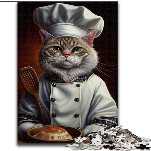 Puzzle für Erwachsene, 1000 lustige Katzen- und Koch-Tier-Puzzles aus Holz, Größe 50x75cm, interaktives Familienspiel, Denksportaufgabe, Lernspielzeug Puzzle für Erwachsene, 1000 lustige Katzen- und Koch-Tier-Puzzles aus Holz, Größe 50x75cm, interaktives Familienspiel, Denksportaufgabe, Lernspielzeug von ZKYUBEK