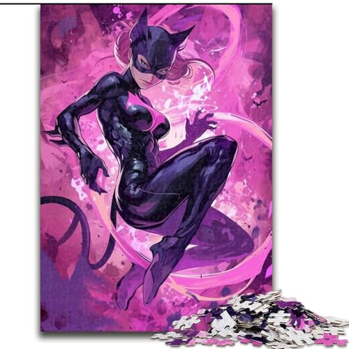 Puzzle für Erwachsene, 1000-teiliges Anime-Catwoman-Holzpuzzle für Erwachsene, 50x75cm, Denksportaufgabe, Spiel für Erwachsene, interaktive Familienaktivität Puzzle für Erwachsene, 1000-teiliges Anime-Catwoman-Holzpuzzle für Erwachsene, 50x75cm, Denksportaufgabe, Spiel für Erwachsene, interaktive Familienaktivität von ZKYUBEK