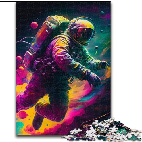 Puzzle für Erwachsene, 1000-teiliges Astronauten-Holzpuzzle, Größe 50x75cm, für Reiseliebhaber und Paare, anspruchsvolles Spielzeug Puzzle für Erwachsene, 1000-teiliges Astronauten-Holzpuzzle, Größe 50x75cm, für Reiseliebhaber und Paare, anspruchsvolles Spielzeug von ZKYUBEK
