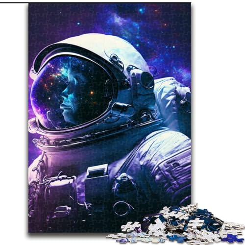 Puzzle für Erwachsene, 1000-teiliges Astronauten-Holzpuzzle, Größe 50x75cm, für Reiseliebhaber und Paare, anspruchsvolles Spielzeug Puzzle für Erwachsene, 1000-teiliges Astronauten-Holzpuzzle, Größe 50x75cm, für Reiseliebhaber und Paare, anspruchsvolles Spielzeug von ZKYUBEK