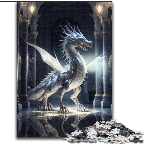 Puzzle für Erwachsene, 1000-teiliges Brave Dragon-Puzzle für Erwachsene, Größe 50x75cm, für Teenager und Familienspaß – DIY-Denkspiel als Geschenk von ZKYUBEK