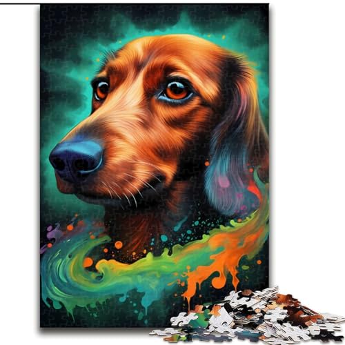 Puzzle für Erwachsene, 1000-teiliges Dackel-Puzzle aus Holz, traumhafte Größe 50x75cm, Denksportaufgabe, Spiel für Erwachsene, interaktive Familienaktivität Puzzle für Erwachsene, 1000-teiliges Dackel-Puzzle aus Holz, traumhafte Größe 50x75cm, Denksportaufgabe, Spiel für Erwachsene, interaktive Familienaktivität von ZKYUBEK