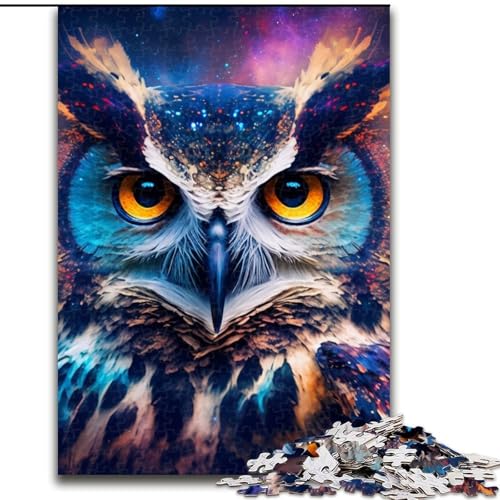Puzzle für Erwachsene, 1000-teiliges Eulen-Puzzle für Erwachsene, Größe 26x38cm, anspruchsvolles Denkspiel – entspannendes Spielzeug für Teenager von ZKYUBEK
