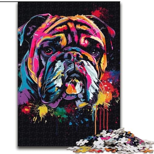 Puzzle für Erwachsene, 1000-teiliges Fantasy-Bulldoggen-Holzpuzzle, Größe 50x75cm, für Reiseliebhaber und Paare, anspruchsvolles Spielzeug Puzzle für Erwachsene, 1000-teiliges Fantasy-Bulldoggen-Holzpuzzle, Größe 50x75cm, für Reiseliebhaber und Paare, anspruchsvolles Spielzeug von ZKYUBEK