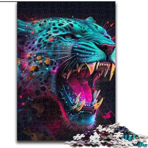 Puzzle für Erwachsene, 1000-teiliges Fantasy-Leoparden-Holzpuzzle, Größe 50x75cm, Denksportaufgabe, Teenager und zur Heimdekoration Puzzle für Erwachsene, 1000-teiliges Fantasy-Leoparden-Holzpuzzle, Größe 50x75cm, Denksportaufgabe, Teenager und zur Heimdekoration von ZKYUBEK