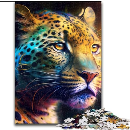 Puzzle für Erwachsene, 1000-teiliges Fantasy-Leoparden-Holzpuzzle, Größe 50x75cm, für Reiseliebhaber und Paare, anspruchsvolles Spielzeug Puzzle für Erwachsene, 1000-teiliges Fantasy-Leoparden-Holzpuzzle, Größe 50x75cm, für Reiseliebhaber und Paare, anspruchsvolles Spielzeug von ZKYUBEK