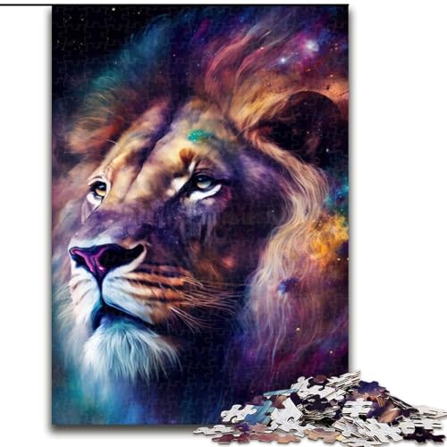 Puzzle für Erwachsene, 1000-teiliges Fantasy-Löwen-Holzpuzzle, Größe 50x75cm, für Reiseliebhaber und Paare, anspruchsvolles Spielzeug Puzzle für Erwachsene, 1000-teiliges Fantasy-Löwen-Holzpuzzle, Größe 50x75cm, für Reiseliebhaber und Paare, anspruchsvolles Spielzeug von ZKYUBEK