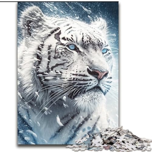 Puzzle für Erwachsene, 1000-teiliges Fantasy-Tiger-Holzpuzzle, Größe 50x75cm, für Reiseliebhaber und Paare, anspruchsvolles Spielzeug Puzzle für Erwachsene, 1000-teiliges Fantasy-Tiger-Holzpuzzle, Größe 50x75cm, für Reiseliebhaber und Paare, anspruchsvolles Spielzeug von ZKYUBEK