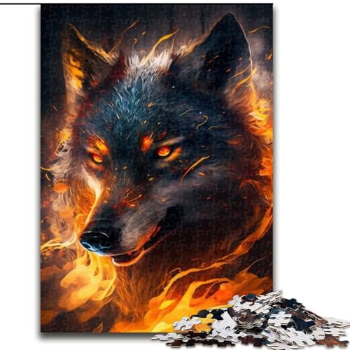 Puzzle für Erwachsene, 1000-teiliges Fantasy-Wolf-Holzpuzzle, Größe 50x75cm, für Reiseliebhaber und Paare, anspruchsvolles Spielzeug Puzzle für Erwachsene, 1000-teiliges Fantasy-Wolf-Holzpuzzle, Größe 50x75cm, für Reiseliebhaber und Paare, anspruchsvolles Spielzeug von ZKYUBEK
