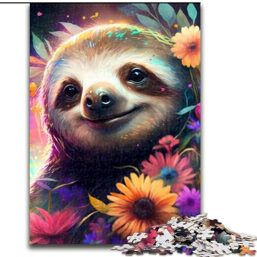Puzzle für Erwachsene, 1000-teiliges Faultier-Puzzle aus Karton, Größe 26x38cm, anspruchsvolles DIY-Denkspiel für Teenager Puzzle für Erwachsene, 1000-teiliges Faultier-Puzzle aus Karton, Größe 26x38cm, anspruchsvolles DIY-Denkspiel für Teenager von ZKYUBEK