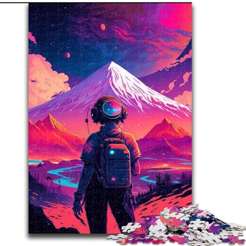 Puzzle für Erwachsene, 1000-teiliges Fuji-Holzpuzzle, Größe 50x75cm, anspruchsvolles Denkspiel für Teenager, Spaß für den Spieleabend mit der Familie von ZKYUBEK