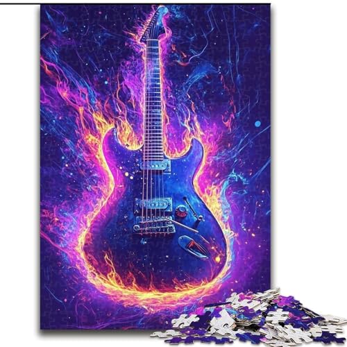 Puzzle für Erwachsene, 1000-teiliges Galaxy-Gitarren-Puzzle für Erwachsene, 1000-teilig, für Teenager und Familienspaß, 26x38cm Puzzle für Erwachsene, 1000-teiliges Galaxy-Gitarren-Puzzle für Erwachsene, 1000-teilig, für Teenager und Familienspaß, 26x38cm von ZKYUBEK