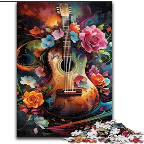 Puzzle für Erwachsene, 1000-teiliges Gitarren-Puzzle, Größe 50x75cm, Heimaktivität für Feiertage, Geburtstage und Familienspieleabende Puzzle für Erwachsene, 1000-teiliges Gitarren-Puzzle, Größe 50x75cm, Heimaktivität für Feiertage, Geburtstage und Familienspieleabende von ZKYUBEK
